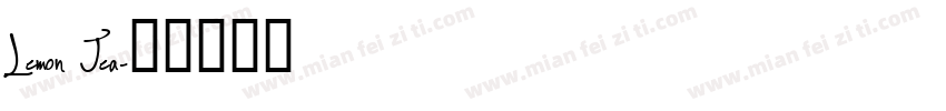 Lemon Tea字体转换
